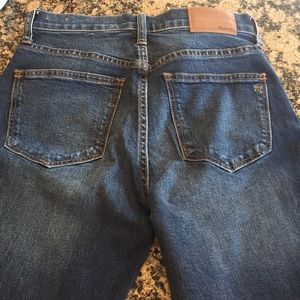 Madewell cruiser straight jeans size 24